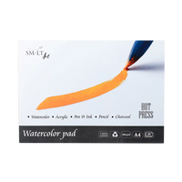 Watercolor pad Traditionell / Aquarellpapier / 260grm² / A4 / 20 Blatt / hot press