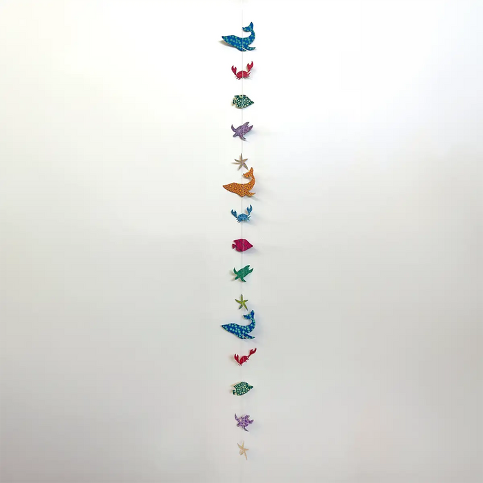 Tudi-Billo-Girlande-Motiv-Meerestiere-Laenge120cm-bunt-ganze-Girlande