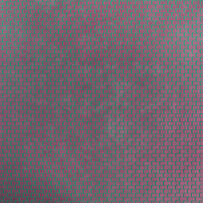 Tudi-Billo-Lokta-Papier-Bogen-Feuerwall-24-magenta-auf-tiefes-smaragd-Quadratische-Ansicht
