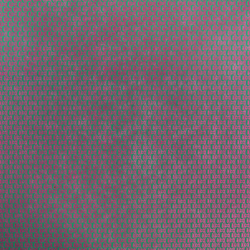 Tudi-Billo-Lokta-Papier-Bogen-Feuerwall-24-magenta-auf-tiefes-smaragd-Quadratische-Ansicht