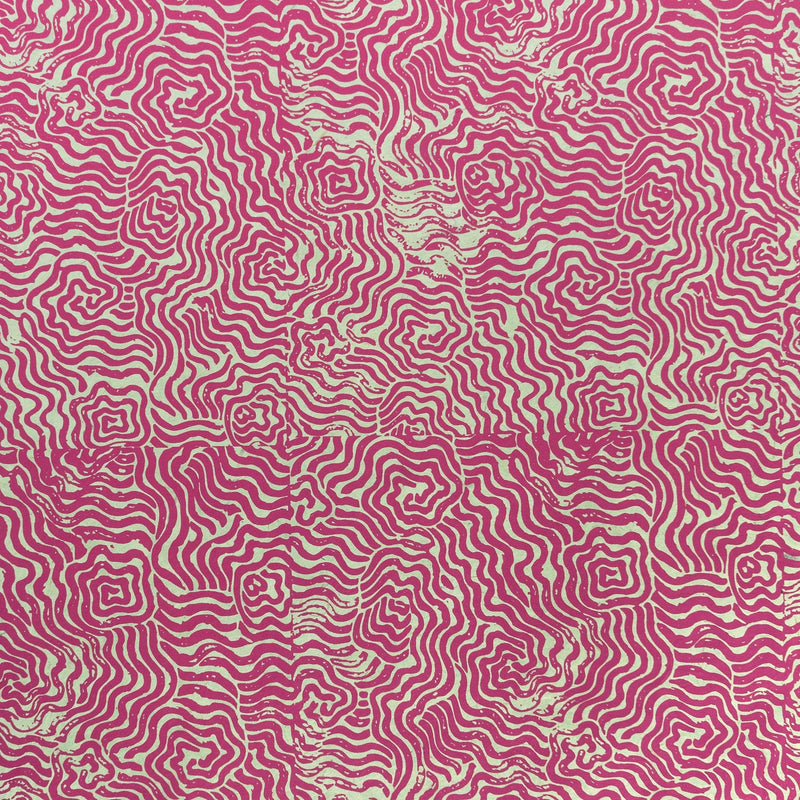 Tudi-Billo-Lokta-Papier-Bogen-Labyrinth-50M-achenseegruen-auf-magenta-Quadratische-Ansicht
