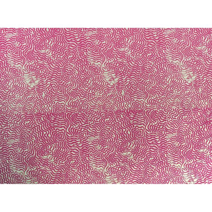Tudi-Billo-Lokta-Papier-Bogen-Labyrinth-50M-achenseegruen-auf-magenta-ganzer-Bogen-Ansicht