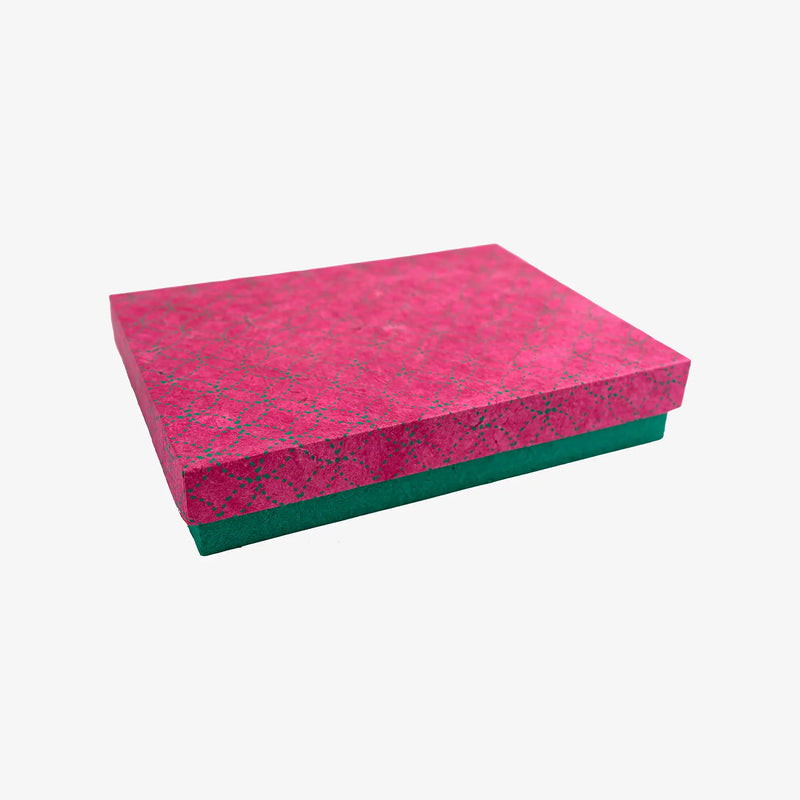 Tudi-Billo-Stuelpschachtel-Japanisches-Muster-Unterteil-malachite-24-magenta-ansicht