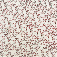 Lokta Papier / Bogen Blütenzweige / natur/ rot/ bambus/ ebenholz