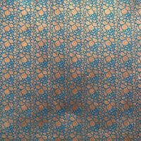 Lokta Papier / Bogen Tropfen / aquamarine/ kupfer