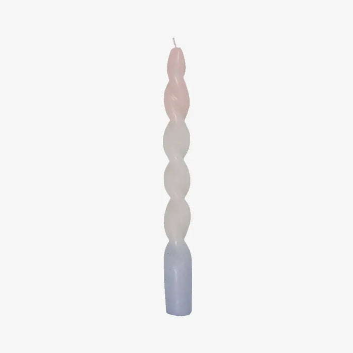 TwistedCandelSpiral-Mix-24x3x10cm-4er-Set-einzelkerze-Farbe-mehrfarbig-Farverlauf-Ansicht-von-Vorn