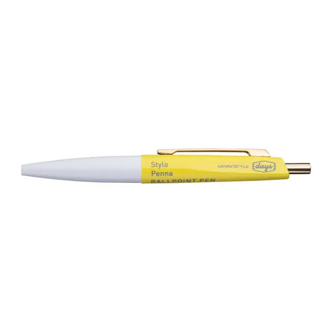 Mini BallPen / Anterique / White_Yellow