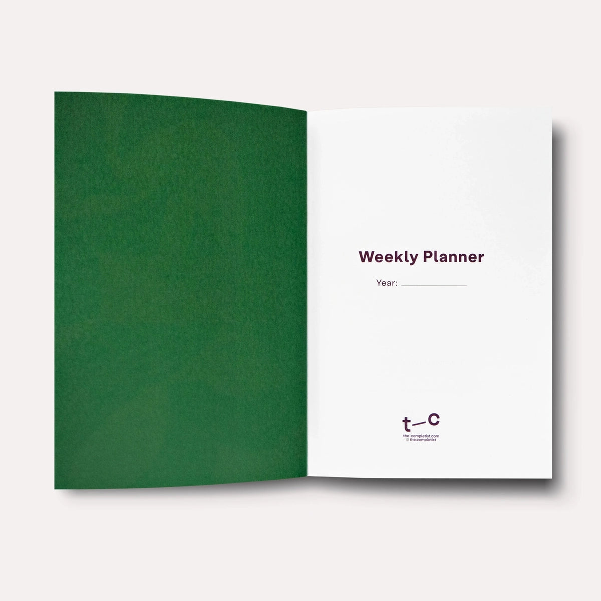 Undatierter-Wochenplaner-Palermo-Softcover-A5-144Seiten-Buch-geoeffnet-1