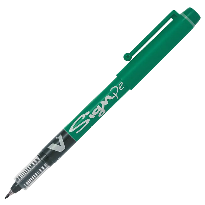 V_Sign Pen / Faserschreiber / 0,6mm / grün