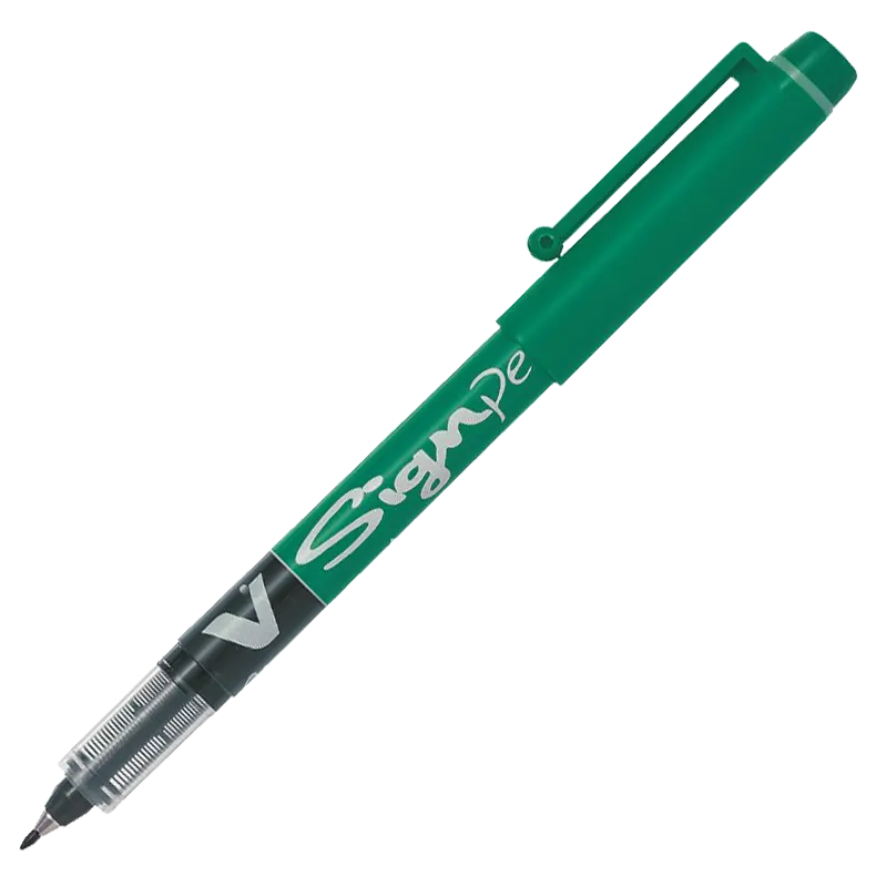 V_Sign Pen / Faserschreiber / 0,6mm / grün