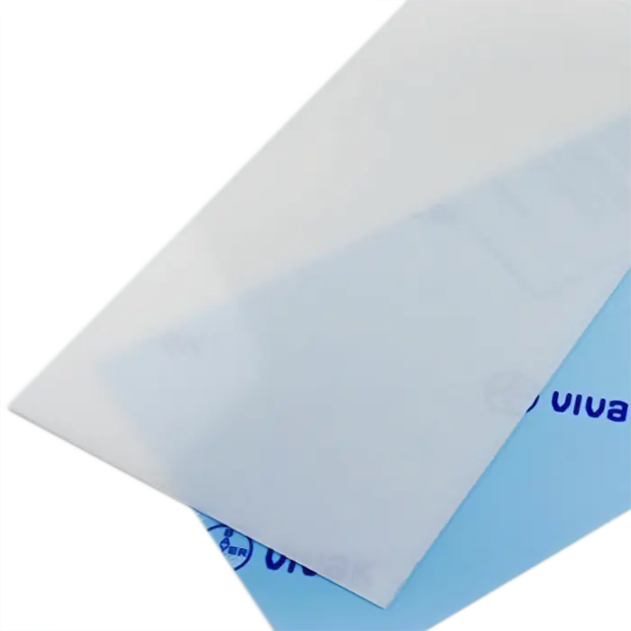 Vivak / transparenter Kunststoff PETG / 0,5mm / 250x500mm