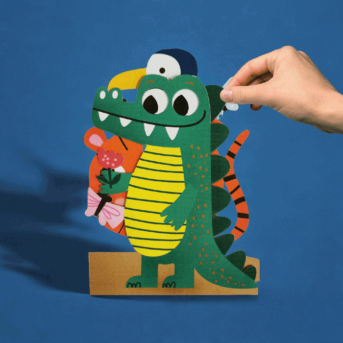 WB003-Krokodil-Kids-Card-mit-Wackelaugen-von-Alljoy-Design-Produktansicht
