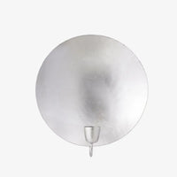 Silver Wall light / round / Kerzenhalter