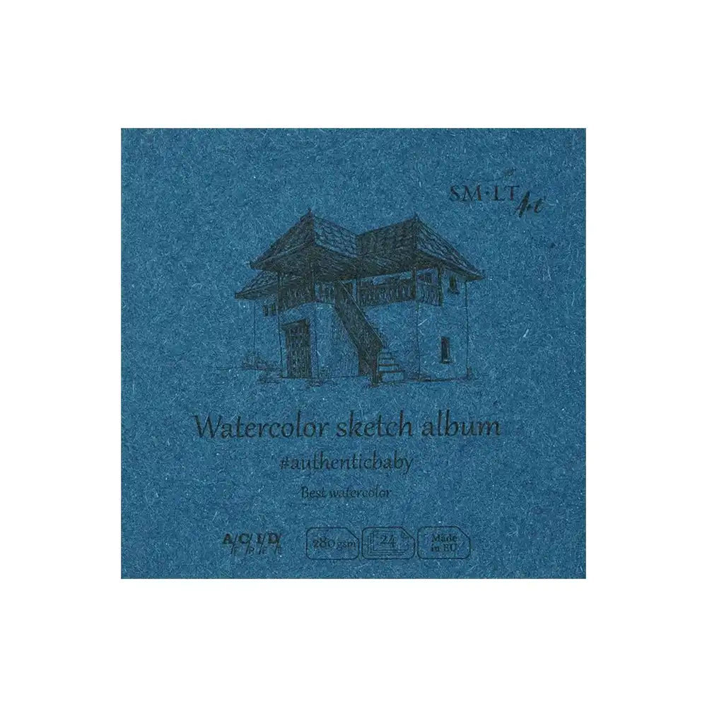 Watercolor pad Authentic / Aquarellpapier / 280grm² / 9x9cm