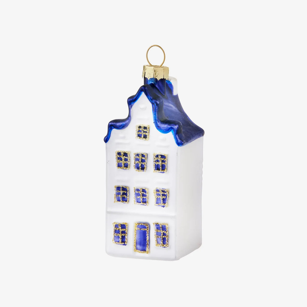 Weihnachtbaumkugel / Ornament /  Dutch Gable House White