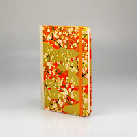 Wochenplaner / 2025 / H16.5xB12cm / Kirschblüten-gold-rot