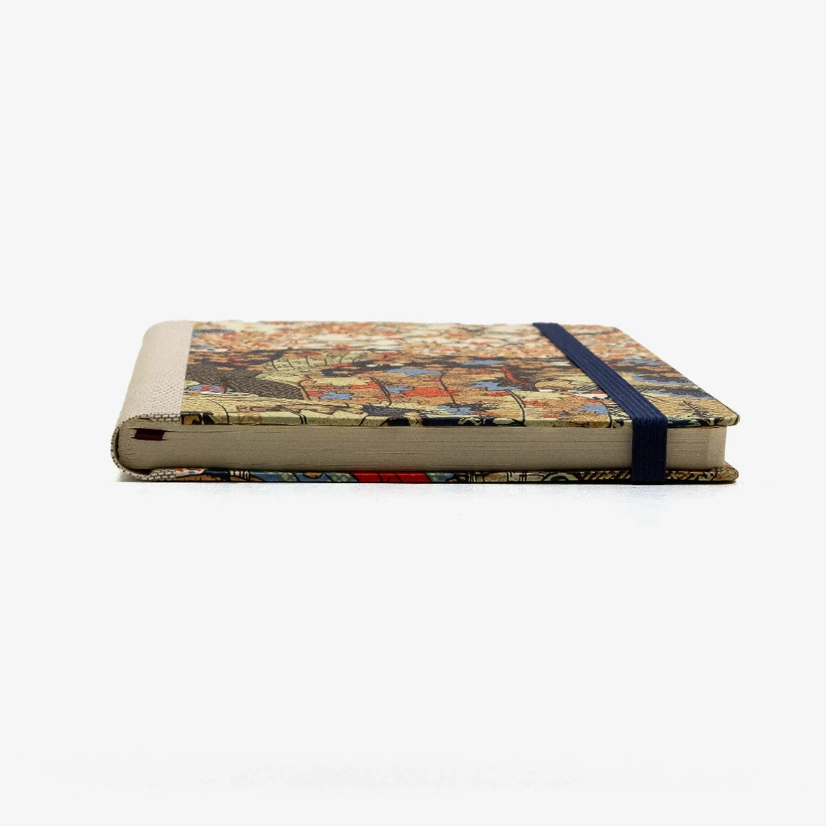 Wochenplaner-12x16_5cm-spaltenaufteilung-Cover-Chiyogami-Motiv-Bogen-1112C-Landscape-Trees-liegend