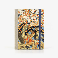 Wochenplaner-12x16_5cm-spaltenaufteilung-Cover-Chiyogami-Motiv-Bogen-1112C-Landscape-Trees