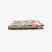 Wochenplaner-12x16_5cm-spaltenaufteilung-Cover-Chiyogami-Motiv-Bogen-636C-Blumen-liegend