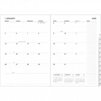 Wochenplaner-16Monate-2025-2026-Diary-A5-Monatsansicht