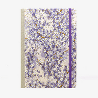 Wochenplaner-17x24cm-cover-Chiyogami-Motiv-Blumenwiese-flieder-von-vorn