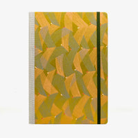 Wochenplaner-17x24cm-cover-Chiyogami-Motiv-Saitenspiel-gold-von-vorn