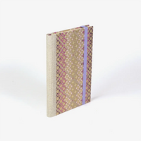 Wochenplaner-2026-blaupause-format-9x13cm-bezogen-mit-chiyogami-Bluetenpattern-1-rose-Produktansicht-cover-seitlich-hinten