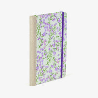 Wochenplaner-A5-2025-Katazome-Shi-Bluetenraken-flieder-gruen-cover-seitlich-hinten