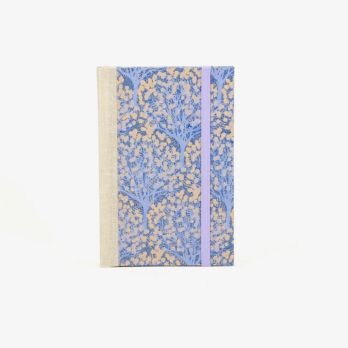 Wochenplaner-A6-2025-Siebdruckpapier-Baum-flieder-cover-ansicht-vorn