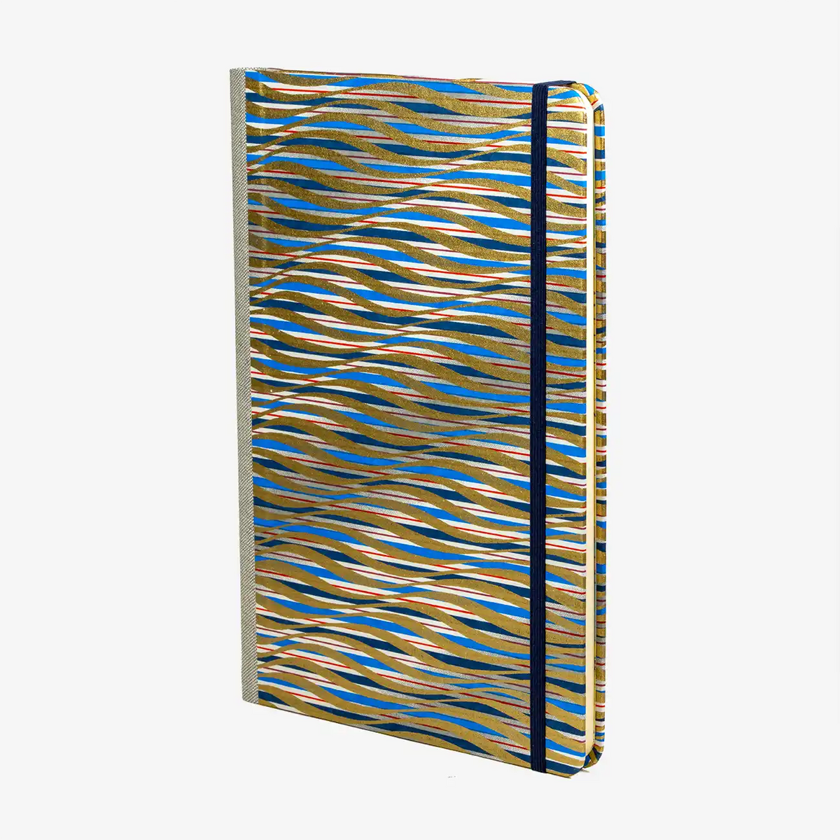 Wochenplaner-Format-17x24cm-2026_chiyogami-striche-gewellt-blu-gold-rot-cover-seitlich-hinten