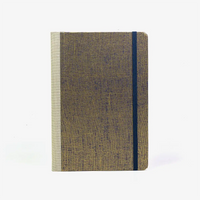 Wochenplaner-Format-A5-cover-chiyogamipapier-Motiv-Gaze-gold-auf-blau-cover-von-vorn