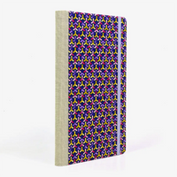 Wochenplaner-Format-A5small-cover-Chiyogami-papier-Motiv-Bogen-1094C-Flechtmuster-purple-Pink-cover-seitlich-von-hinten