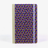 Wochenplaner-Format-A5small-cover-Chiyogami-papier-Motiv-Bogen-1094C-Flechtmuster-purple-Pink-cover-von-vorn