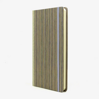 Wochenplaner-Format-A5small-cover-Chiyogami-papier-MotivsTREIFEN-gOLD-fLIEDER-cover-seitlich-von-vorn