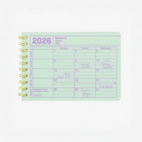 Wochenplaner-Notebook-Calendar-XS-Mint-Produktansicht-cover-vorn