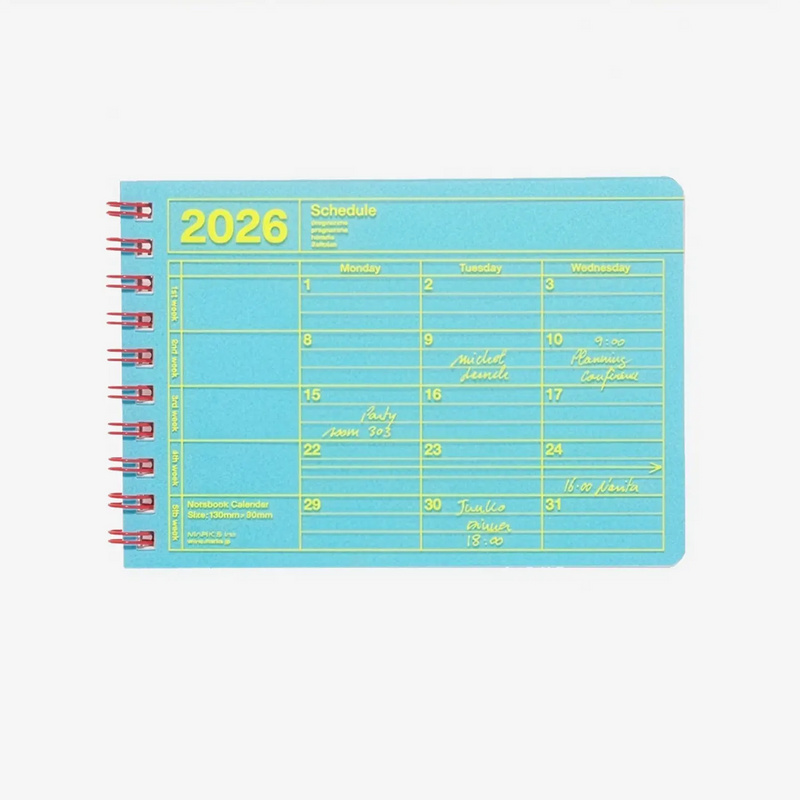 Wochenplaner-Notebook-Calendar-XS-blue-Produktansicht-cover-vorn