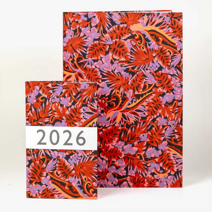 Wochenplaner-chiyogami-Monstera-deliciosa-rot-2026-von-carta-pura-9x15cm-und-16x-24cm-cover-von-vorn-Produktansicht