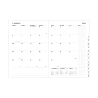 Wochenplaner / Wochenkalender 2025 / A5 / 12 Monate / Cat Blue