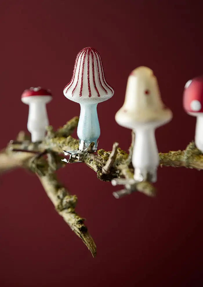 Xmas Ornament / Mushroom Multicoloured / Set 3Stueck