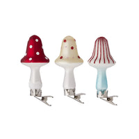 Xmas Ornament / Mushroom Multicoloured / Set 3Stueck