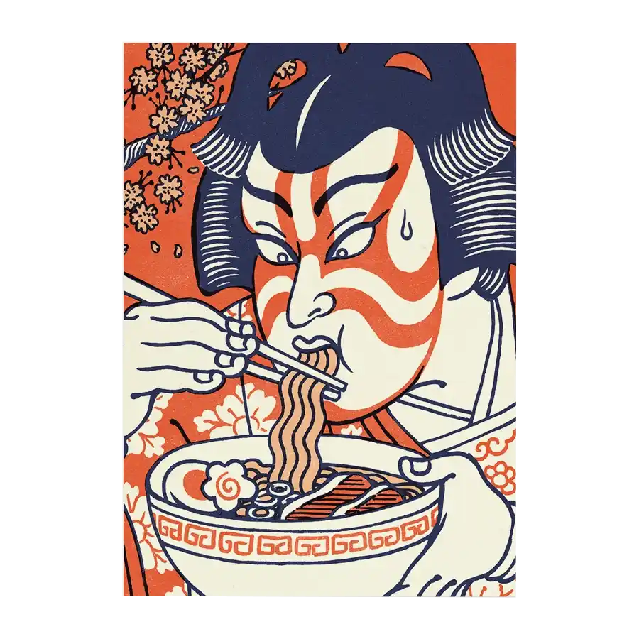 Postkarte / Kabuki Ramen / A6-Format