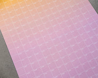 2026 / Wandkalender / Gradient  / 1 Jahr / 40x100cm
