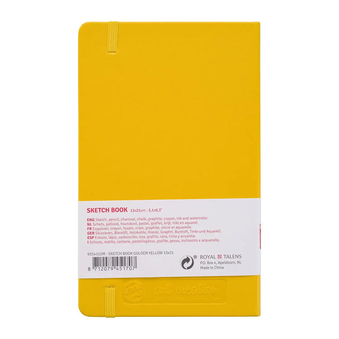 Talens Art Creation / Sketch book Yellow / Blanko H21xB13cm / 140g / 80Blatt