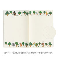 Yuru Log  / Notebook / B6 Forest Animals