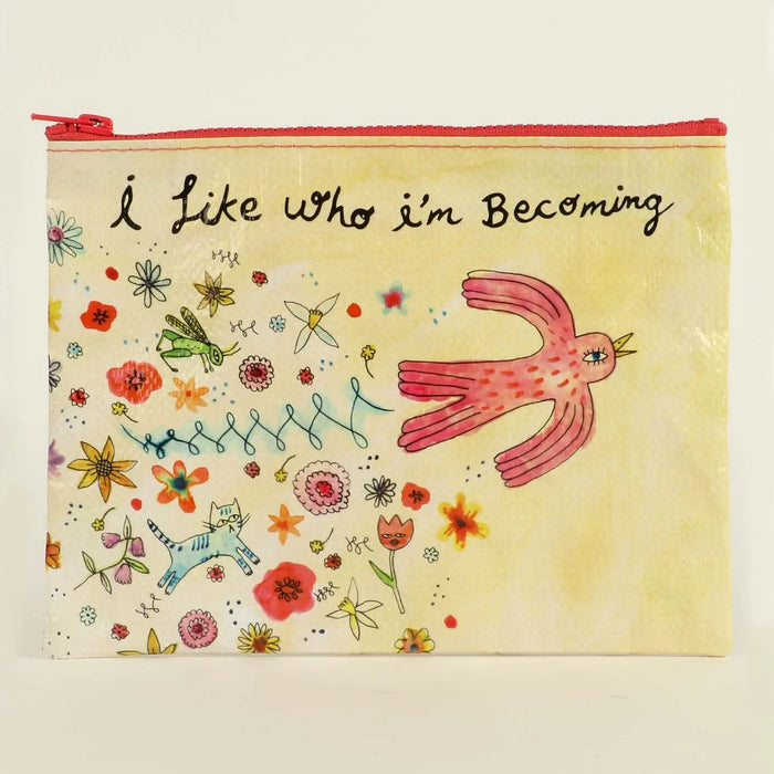 I Like Who I'm Becoming   / Zipper Pouches / Polybeutel / passend fuer A5