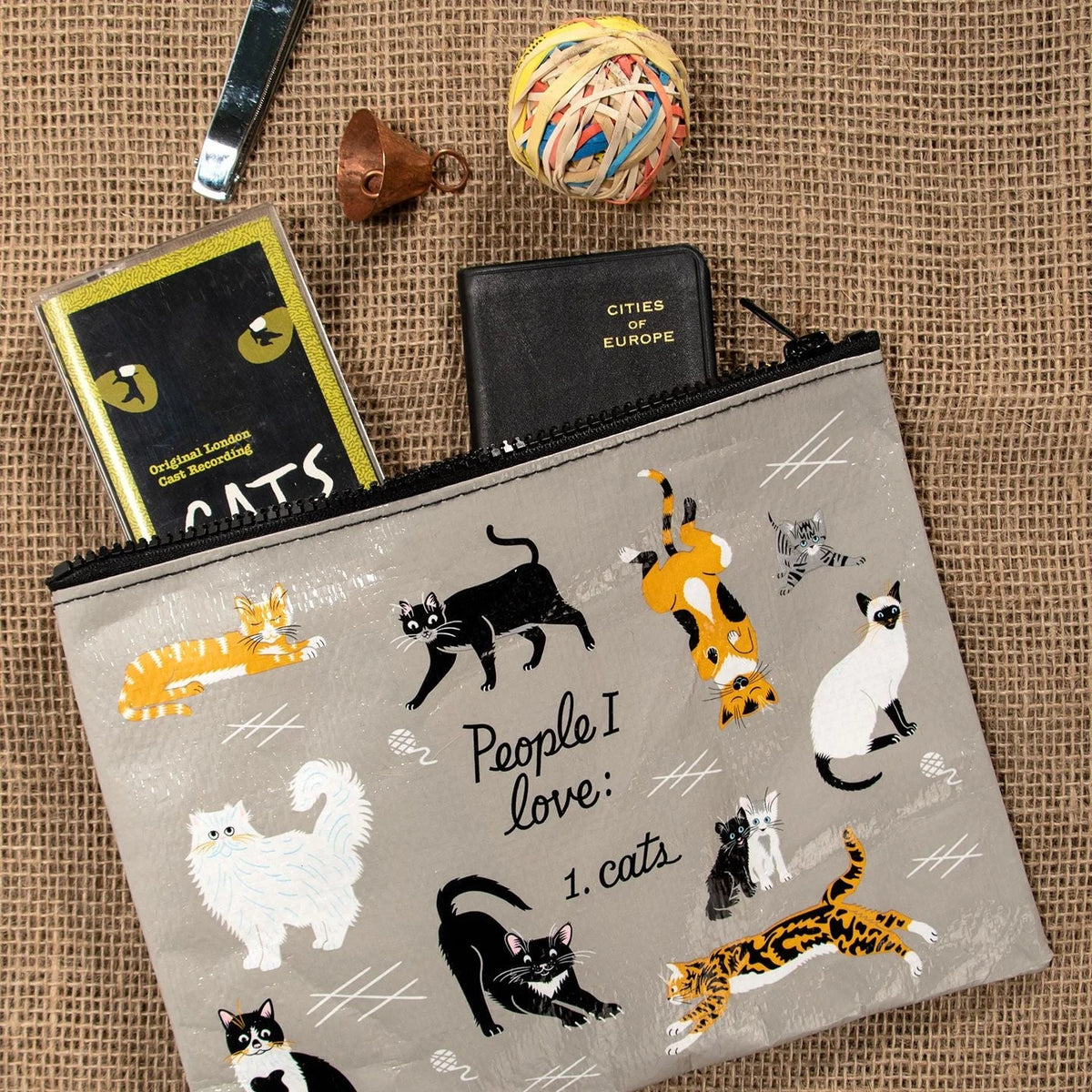 People I Love: Cats / Zipper Pouches / Polybeutel / passend fuer A5