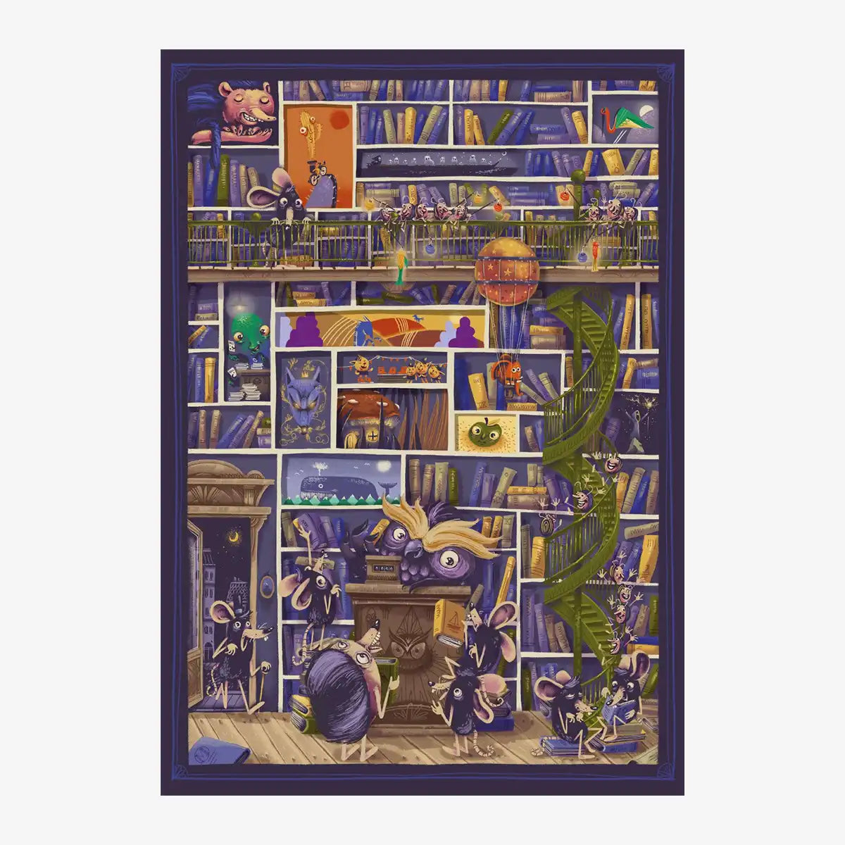 adventskalender-das-phantastische-antiquariat-format-a4-Vorderansicht-geoeffnet