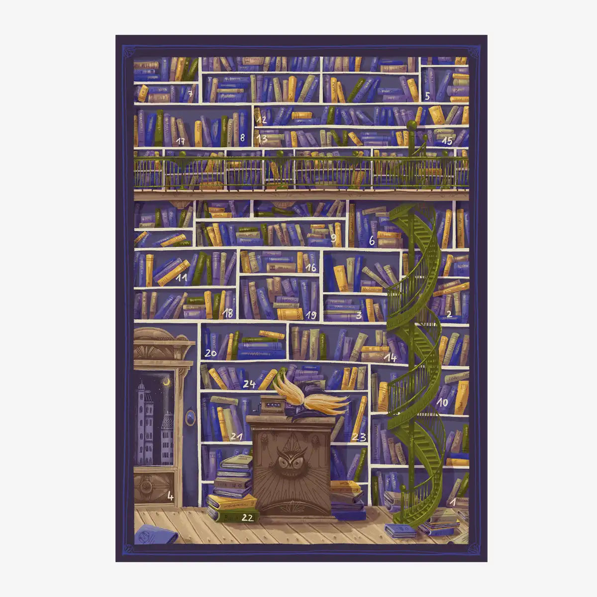 adventskalender-das-phantastische-antiquariat-format-a4-Vorderansicht-ungeoeffnet