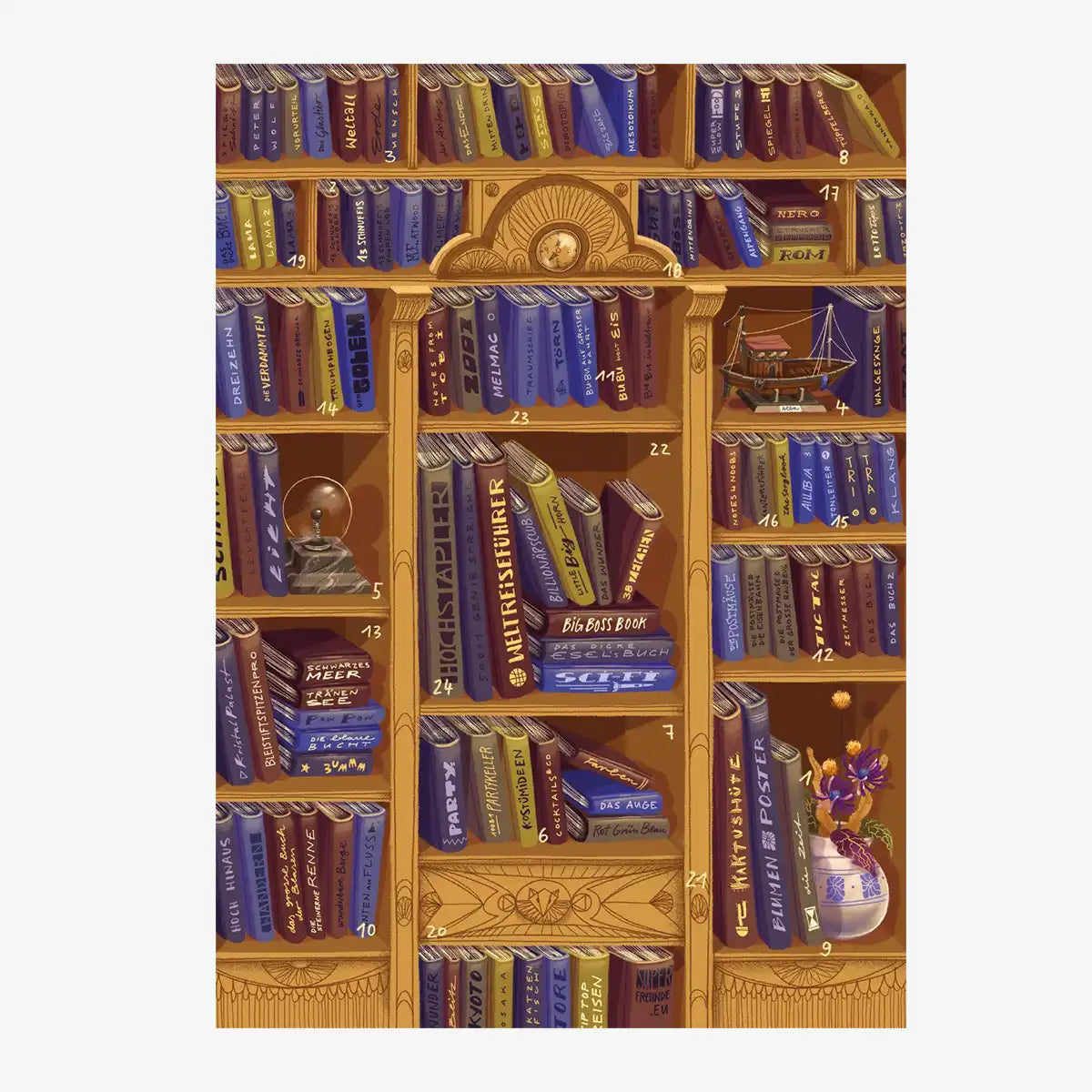 adventskalender-das-wunderbare-kabinett-der-buecher-format-a4-Vorderansicht-ungeoeffnet