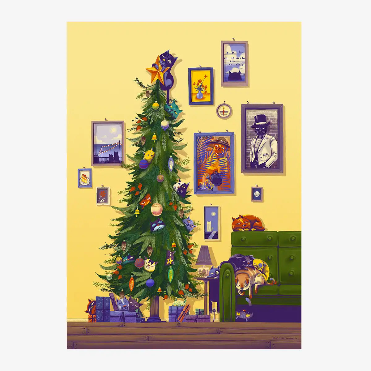 adventskalender-der-katventskalender-no1-format-a4-Vorderansicht-geoeffnet